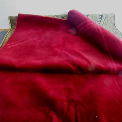 Long Tapestry Table Runner With Velvet Backing