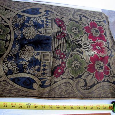 Long Tapestry Table Runner With Velvet Backing