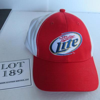 Unused Miller Lite Wisconsin Baseball Cap