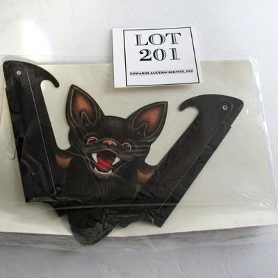 Unused Biestle Tissue Bat Hanging Decor, 1987 Version