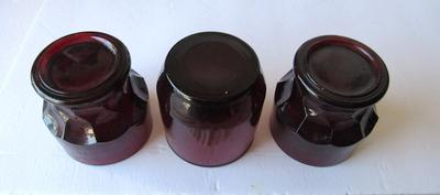 Vintage Ruby Red Bar Glasses and Avon Cape Cod Wines