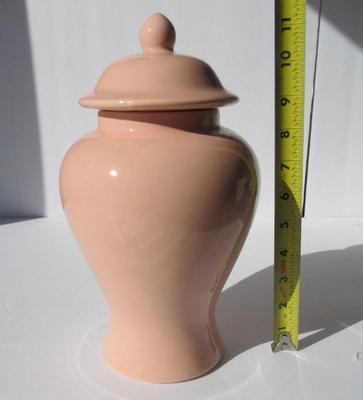 Large Heager Pottery Covered Urn Vase