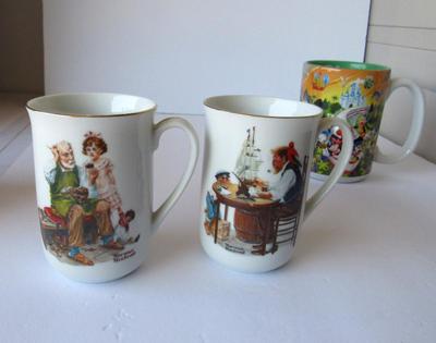 Lot of Mugs: Hawaii, St Thomas, Mickey Mouse, Campbells, More