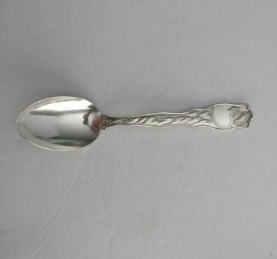 Vintage Mothers Silver Plate Spoon, Mother's Oats Promotion, 1912