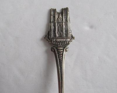 Vintage 835 Silver Coffee Spoon, St Gudule Bruxelles