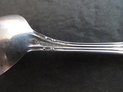 Antique Sterling Silver Teaspoon, Alvin, Morning Glory Pattern