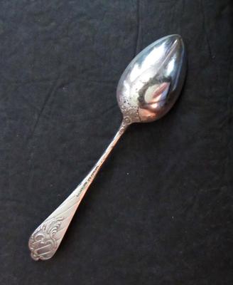 Antique 800 Silver Teaspoon, Martin Mayer