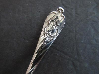 Antique 800 Silver Teaspoon, Martin Mayer