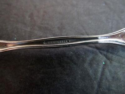 Pretty Antique Condiment or Pickle Fork, Wm Rogers, Berwick Pattern, 1904