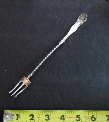 Antique Wm Rogers Silverplate Pickle Fork