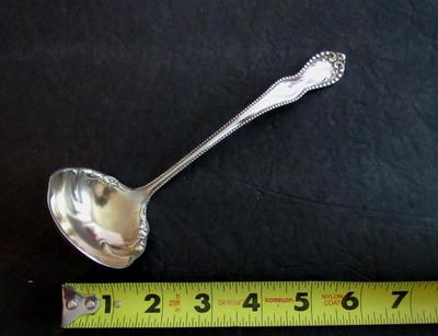 Antique Silverplate Ladle, Birely & Son, Pattern Unknown