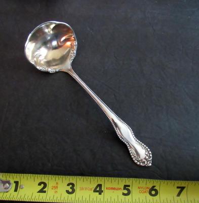 Antique Silverplate Ladle, Birely & Son, Pattern Unknown