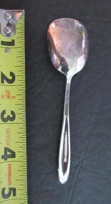 5" Vintage Reed and Barton Sterling Silver Sugar Spoon, Silver Sculpture Pattern