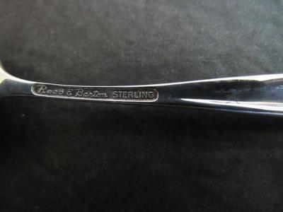5" Vintage Reed and Barton Sterling Silver Sugar Spoon, Silver Sculpture Pattern