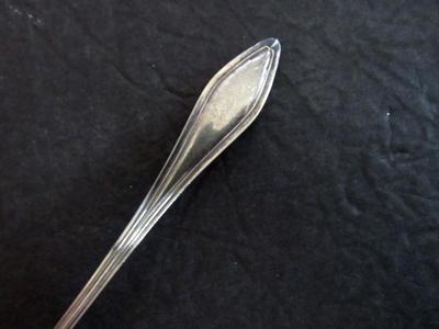 Antique Towle Sterling Large Long Salad or Cold Meat Fork, Mary Chilton Pattern