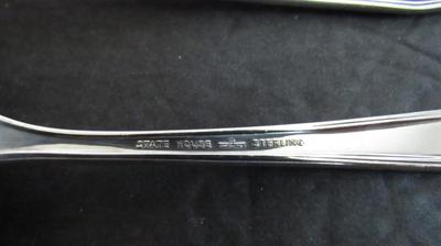 Antique State House Sterling Silver Dinner Spoons, Set of 3, Formality Pattern
