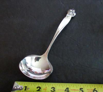 Fabulous Vintage Wallace Sterling Silver Ladle, Orchid Elegance Pattern