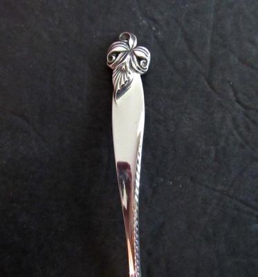 Fabulous Vintage Wallace Sterling Silver Ladle, Orchid Elegance Pattern