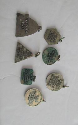 Lot of 1990s GCSAA Commemorative Charms, USA Cities
