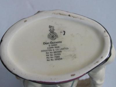 Vintage Royal Doulton Toby Mug, Don Quixote, 1956 Older Mark