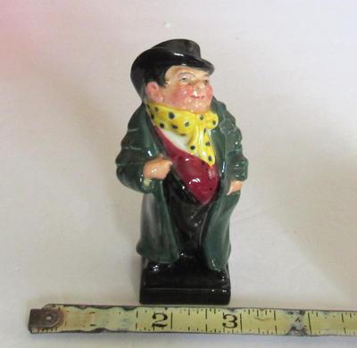 Vintage Royal Doulton Small Figurine, Tony Weller, Older Mark