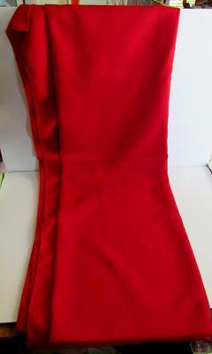 Red Fabric Large Tablecloth