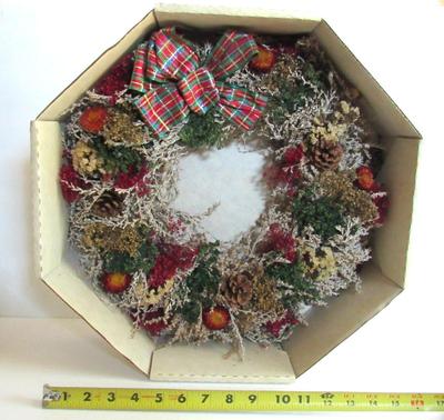 Boxed Floral Wreath