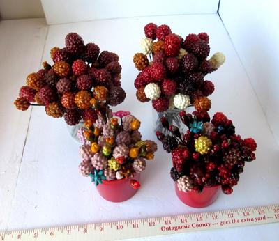 Old Christmas Pick Floral Embellishments
