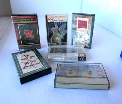 Older Christmas Music Casette Tapes