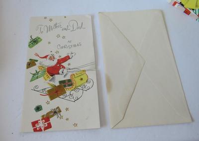 Retro Vintage Christmas Card Lot