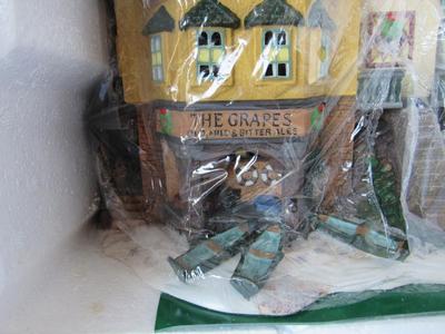 Older Dept 56 Dicken's Village House: "The Grapes Inn"