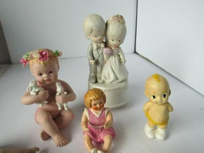 Misc Lot of Kids Figurines, Goebel Girl