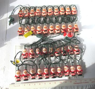 2 Unused Sets of Santa Christmas Tree Lights