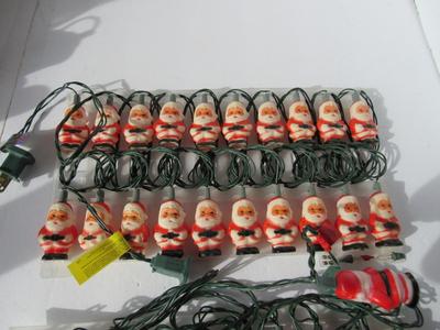 2 Unused Sets of Santa Christmas Tree Lights