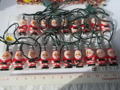 2 Unused Sets of Santa Christmas Tree Lights