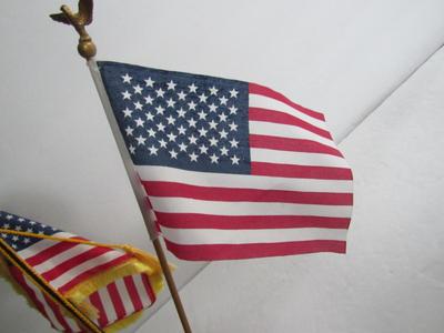 Desktop Size Plastic Flag Holder Stand