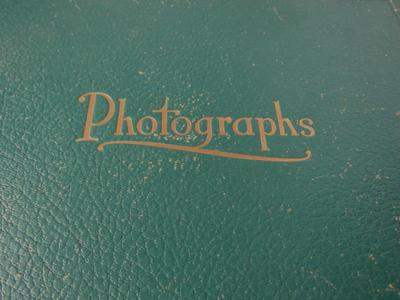 Old Photopgraphs Book With A Few Antique Postcards