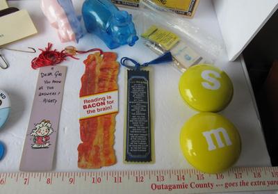 Lot of Misc Small Advertising and Junk Drawer Stuff