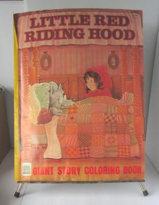 Vintage Kids Coloring Books, Newer Fun Pads, Huge Red Riding Coloring Book, More