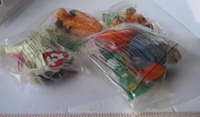 4 Sealed Older McDonalds Toy Beanies