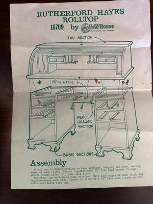 RUTHERFORD Hayes Rolltop Desk