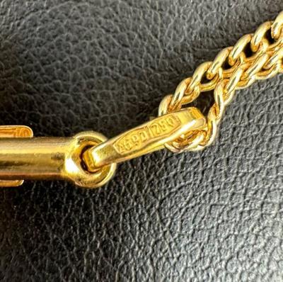 14 k gold cross chain 22 in