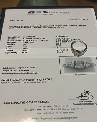 14 k gold diamond ring 6.75