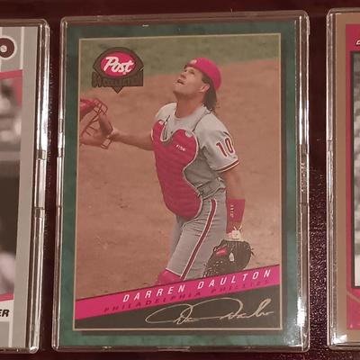 LOT 91B: Set of (12) 'Philadelphia Phillies Past & Present' Baseball Cards Plaque