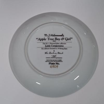 LOT 127L: The Danbury Mint Set of (12) Hummel Little Companions Collectible Plates