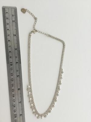 Icing rhinestone collar necklace