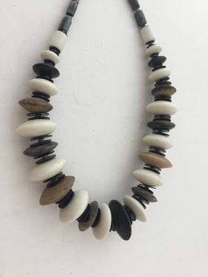 Vintage clasp statement necklace
