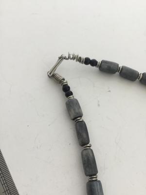 Vintage clasp statement necklace