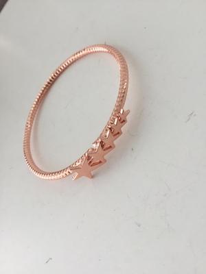 Rose gold star fashion bracelet
