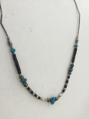 Vintage clasp liquid silver type fashion necklace